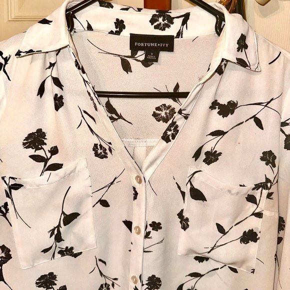 Fortune + Ivy Christelle Button Down Blouse - Picture 6 of 10